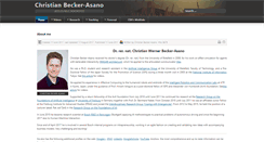 Desktop Screenshot of becker-asano.de