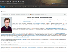 Tablet Screenshot of becker-asano.de